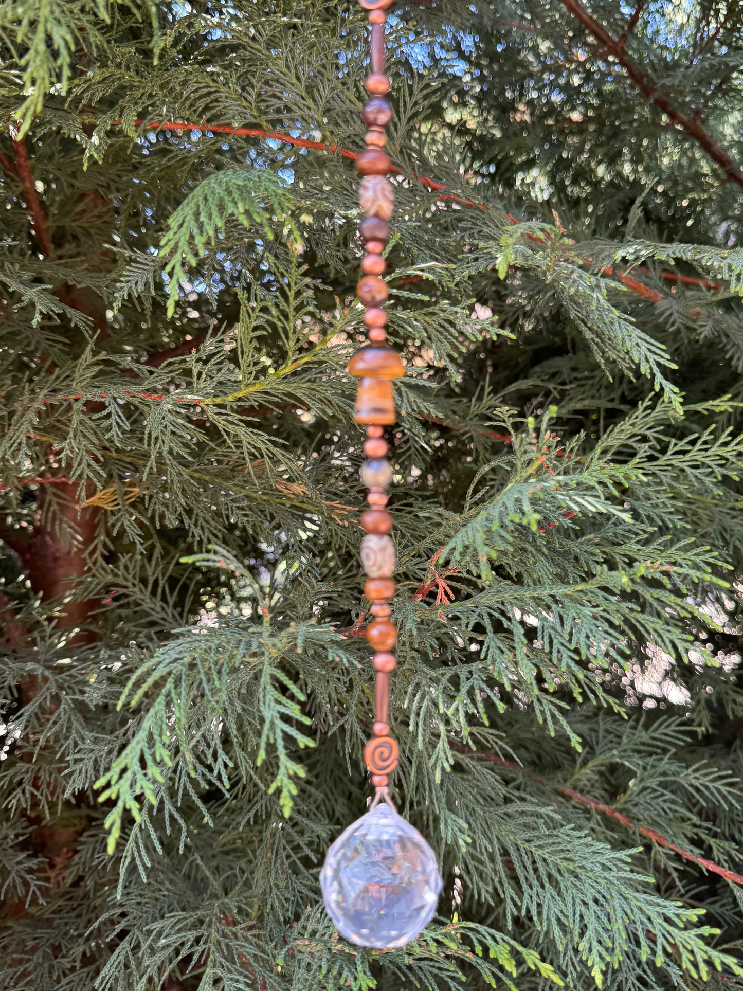 Reiki Infused Mushroom Sun Catcher