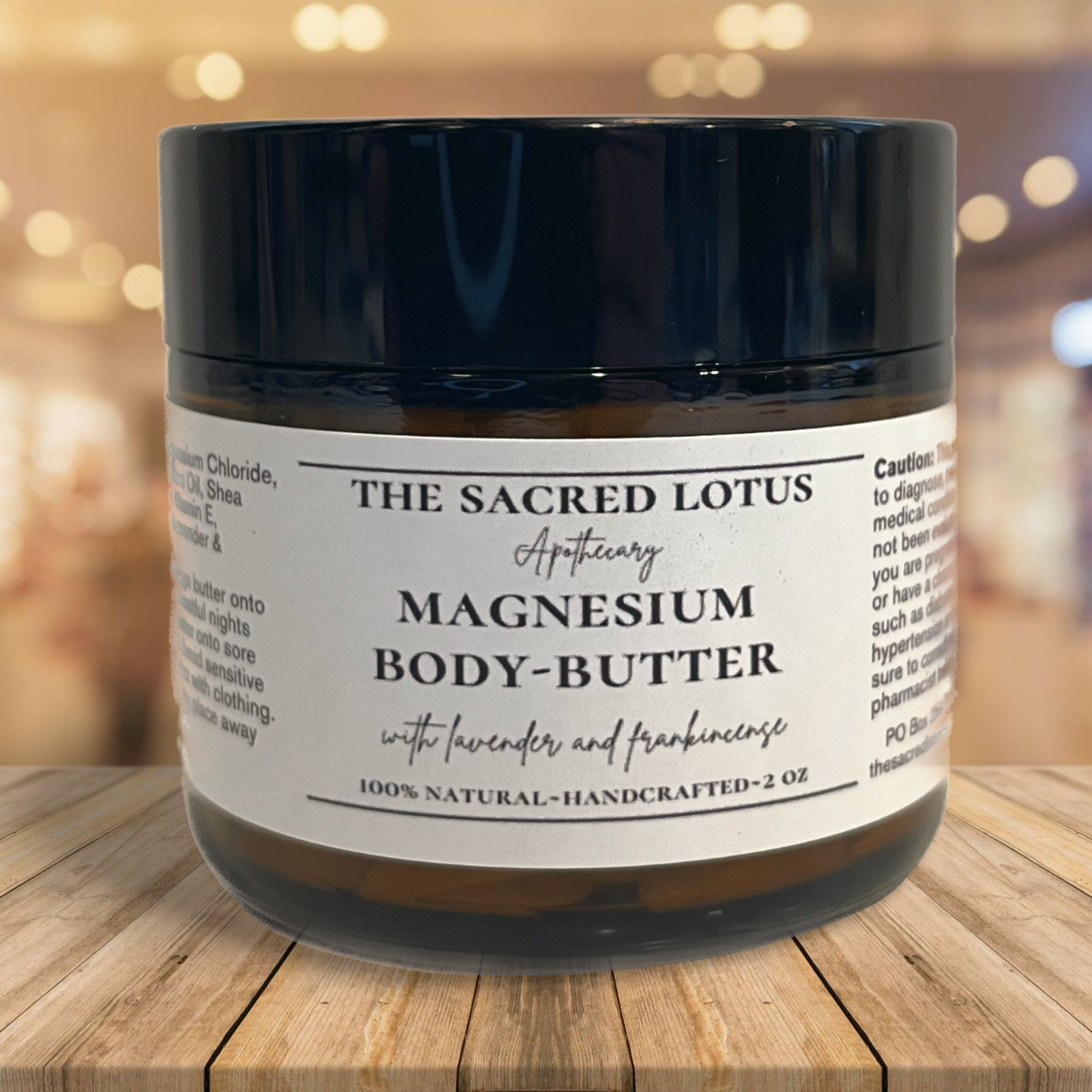 Magnesium Body Butter with Magnesium and Lavender