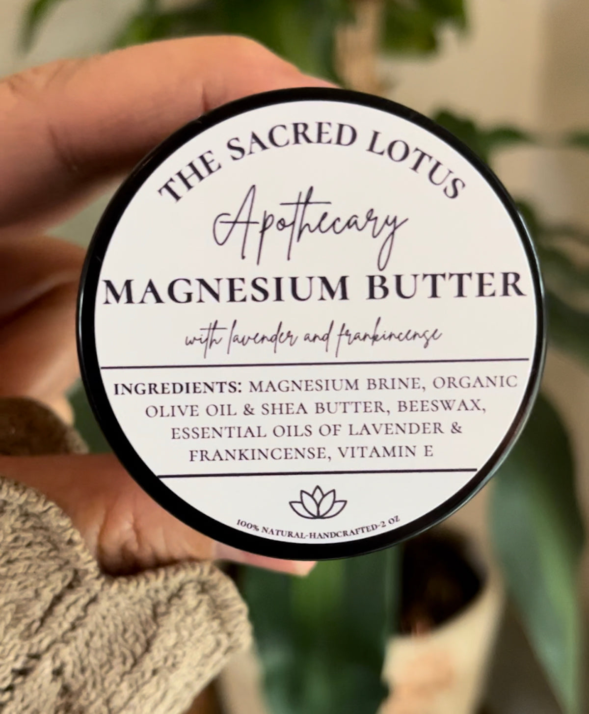 Magnesium Body Butter with Frankincense and Lavender