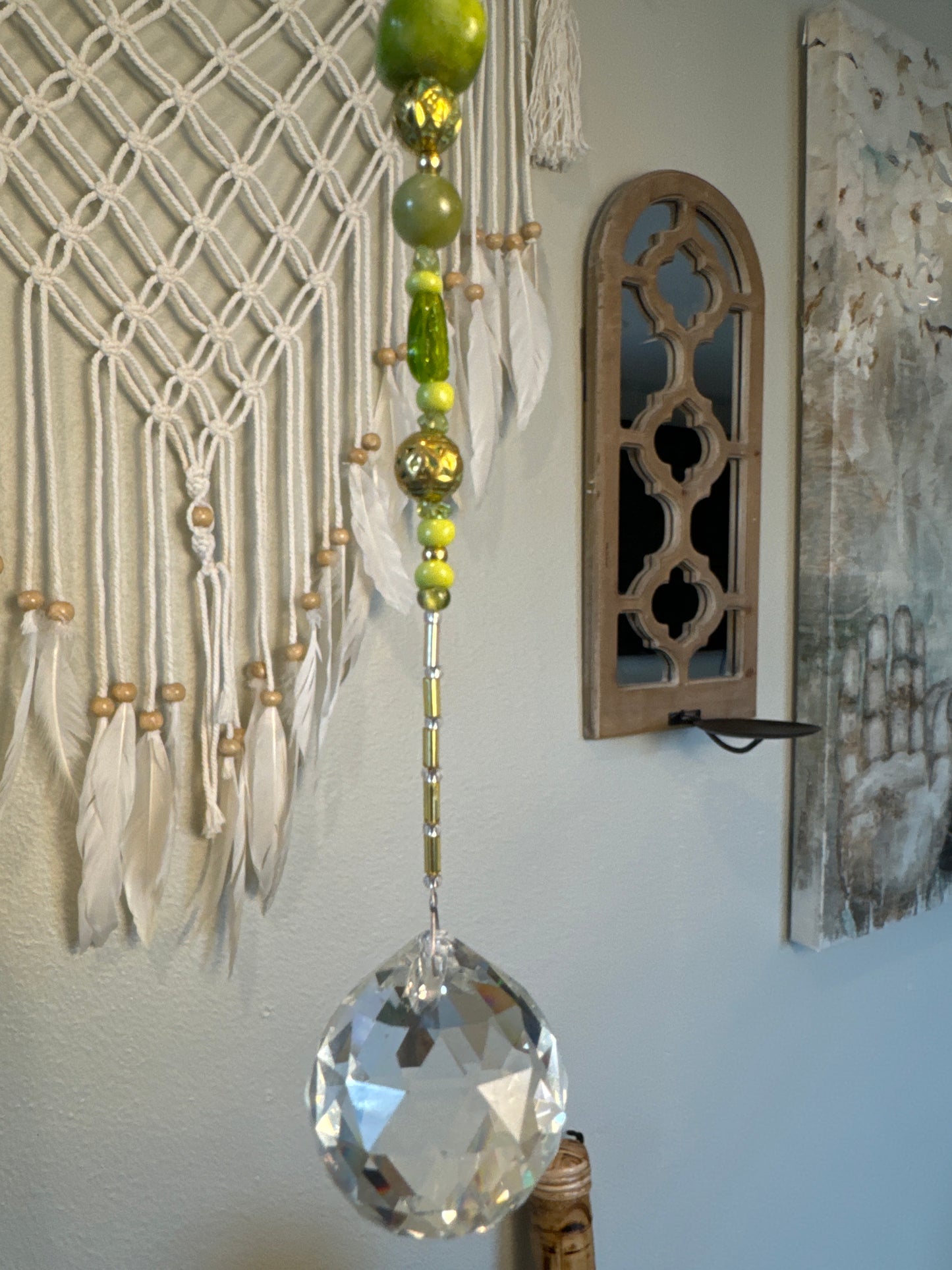 Reiki Infused Prosperity Sun Catcher