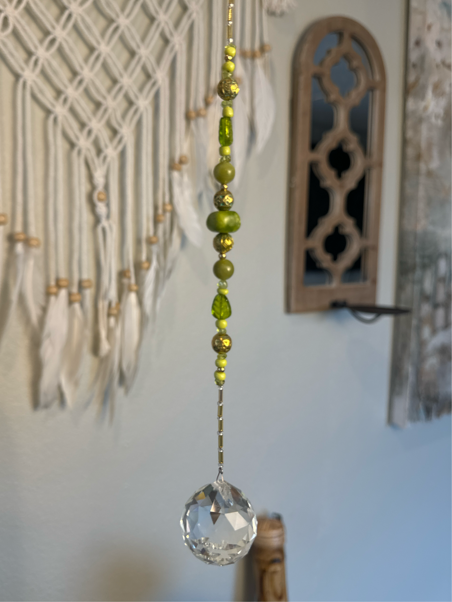 Reiki Infused Prosperity Sun Catcher