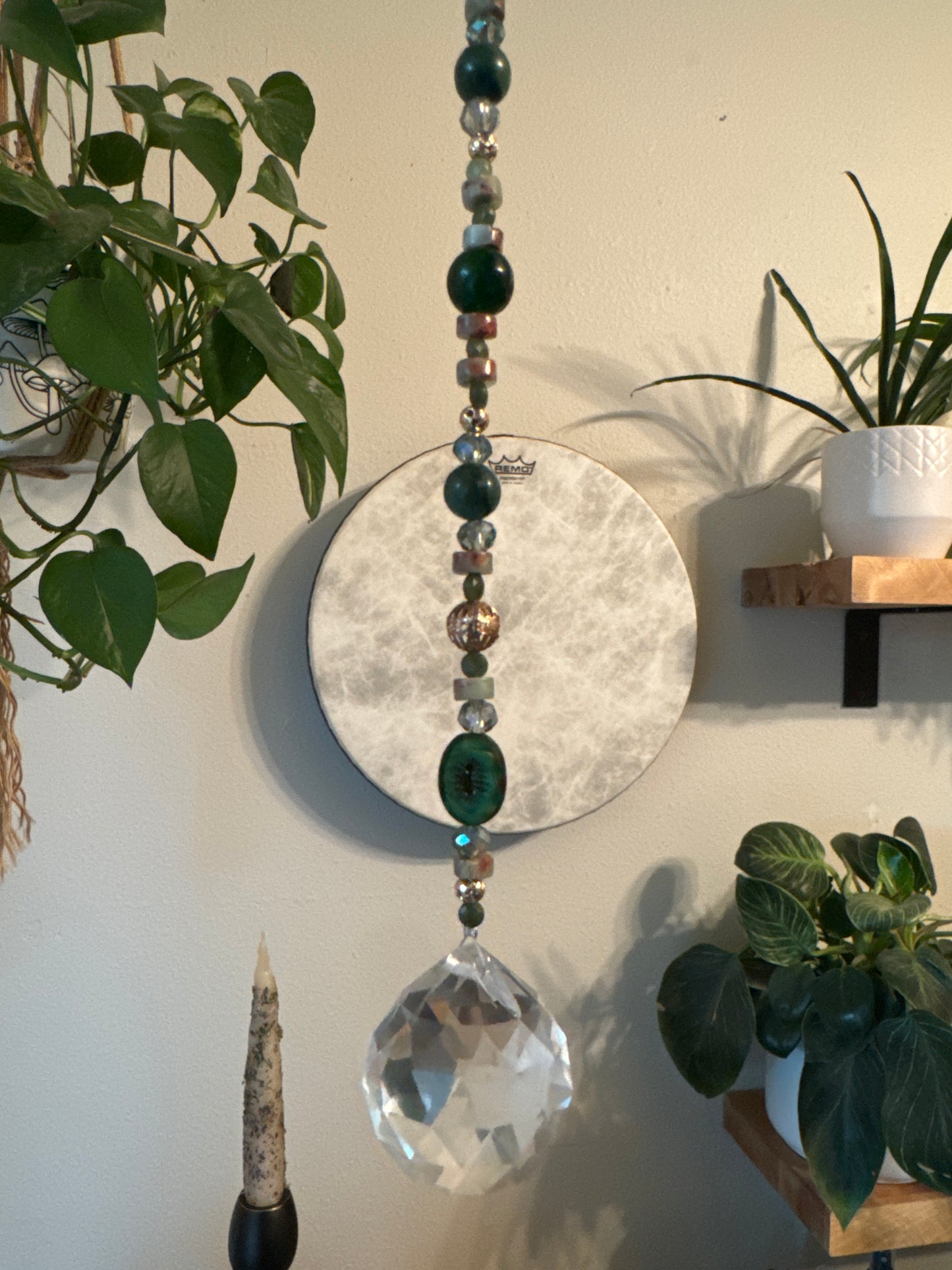 Reiki Infused Prosperity Sun Catcher