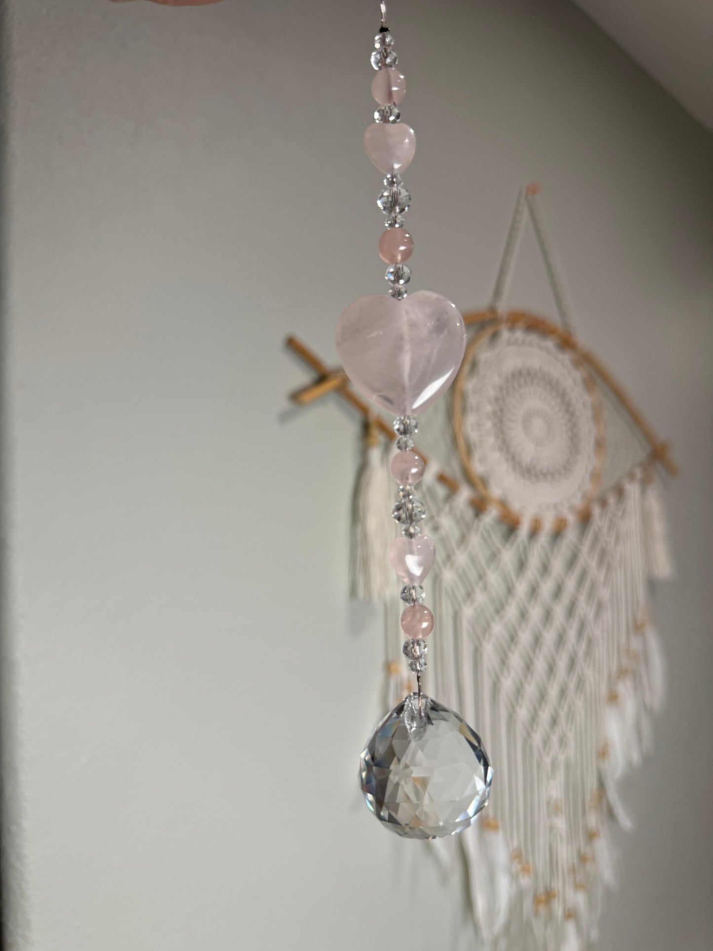 Rose Quartz Sun Catcher