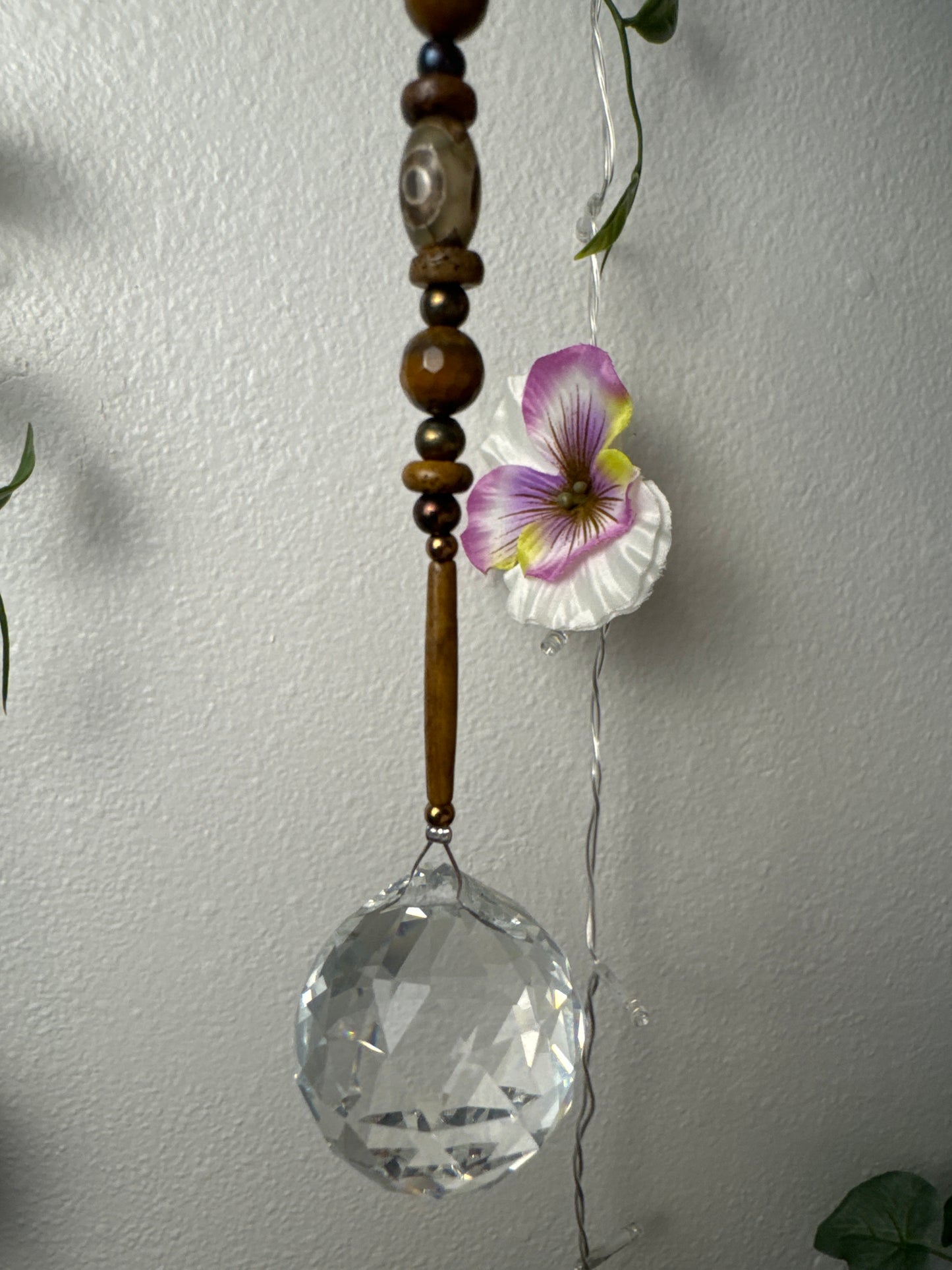 Reiki Infused Mushroom Sun Catcher