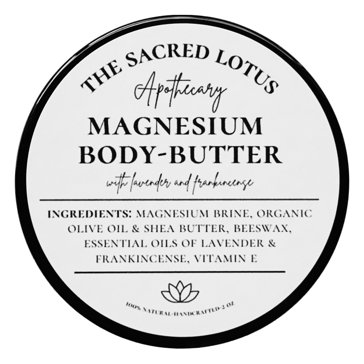 Magnesium Body Butter with Magnesium and Lavender